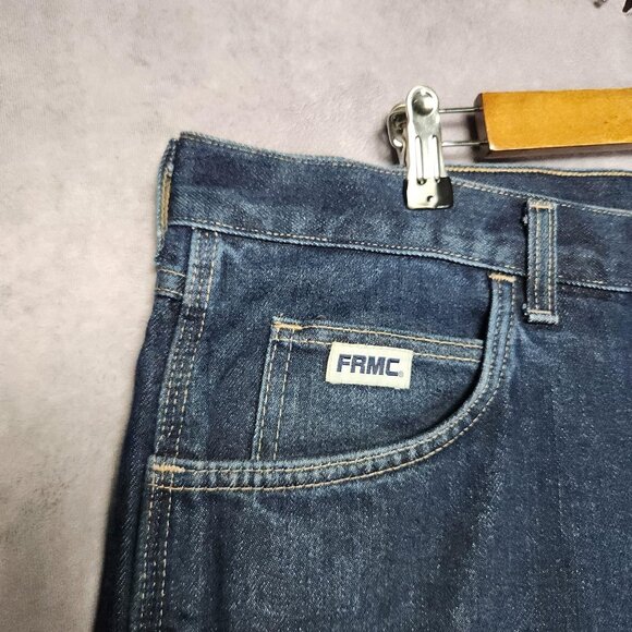 Tyndale FR Jeans Mens 38x33 Blue Arc Rated Flame Resistant Workwear USA Denim - Picture 11 of 16